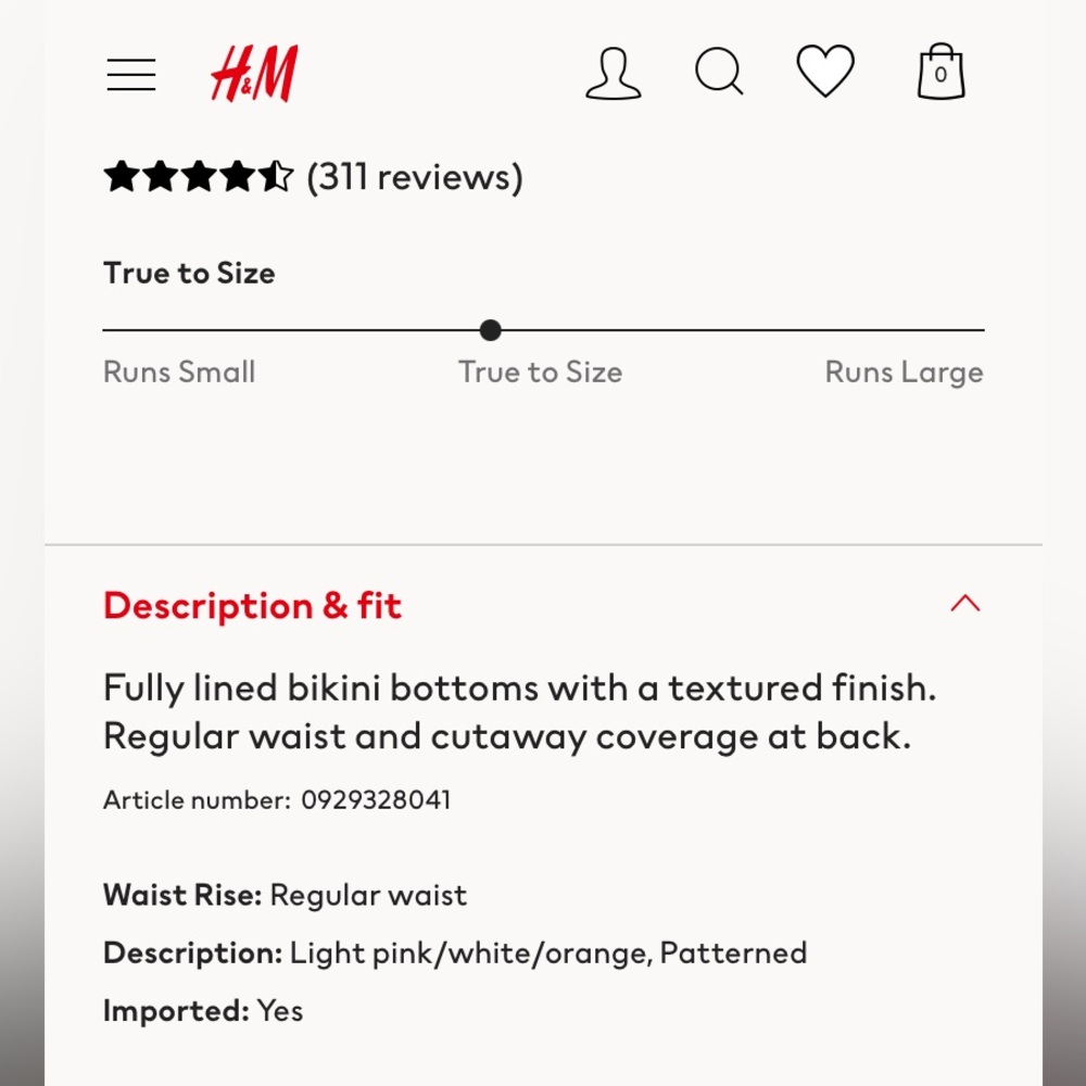 H&M Bikini Bottom - Picture 6 of 6